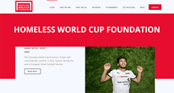 Desktop Screenshot of homelessworldcup.org